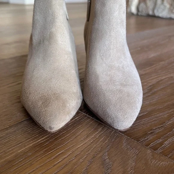 Cole Haan Elyse Bootie in Taupe Suede - Picture 4 of 13